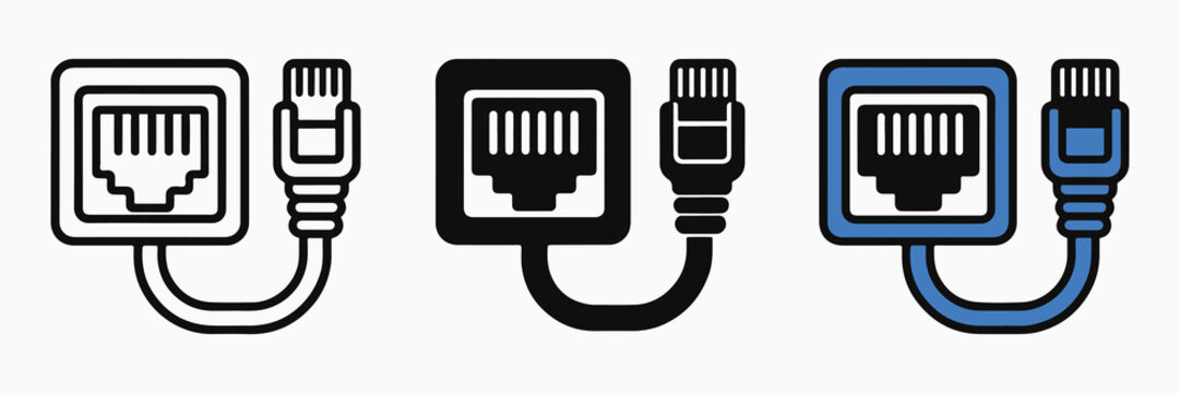 Ethernet Network Connection Icon