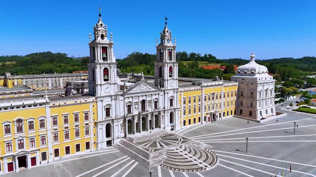 The Palace of Mafra in the district of Lisbon, Portugal. UNESCO's World Heritage Site