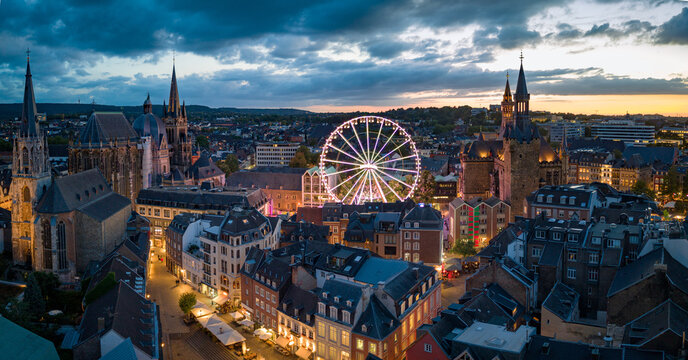 Aachen by night