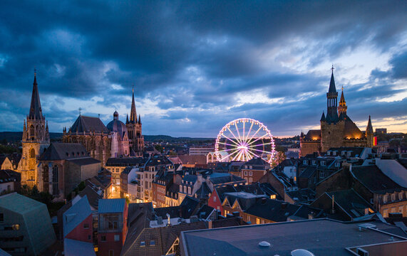 Aachen by night