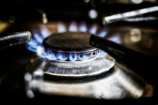 Burning gas ring