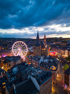 Aachen by night