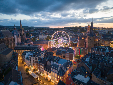 Aachen by night