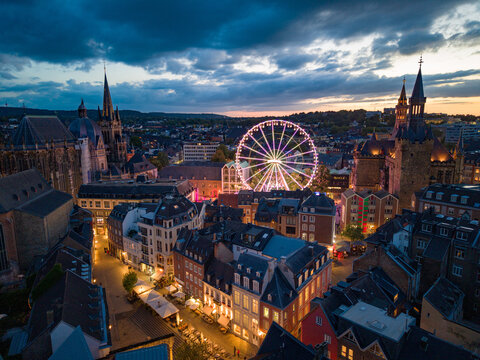 Aachen by night