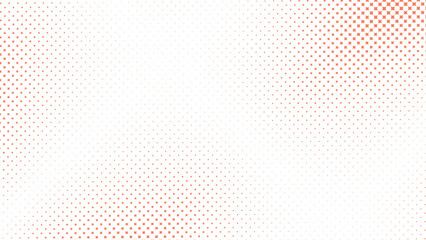 Obraz premium Abstract vector halftone pattern design featuring orange gradient shapes on a clean white background texture