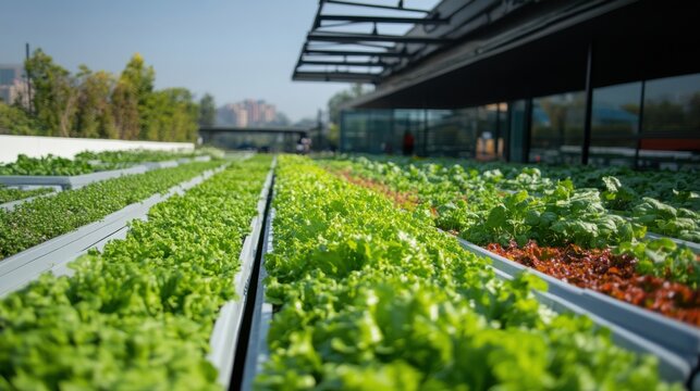 Rooftop smart farming connected via 5G network