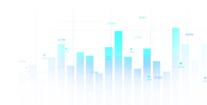 Transparent or PNG stock market investment trading graph growth. Trade business analytics graph and financial chart.Price graph and indicator diagrams.	
