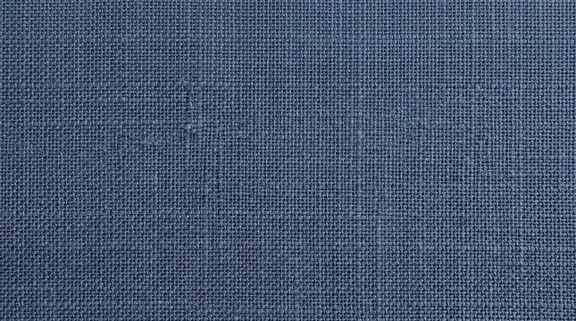 Dark Blue Linen Fabric Texture for Background