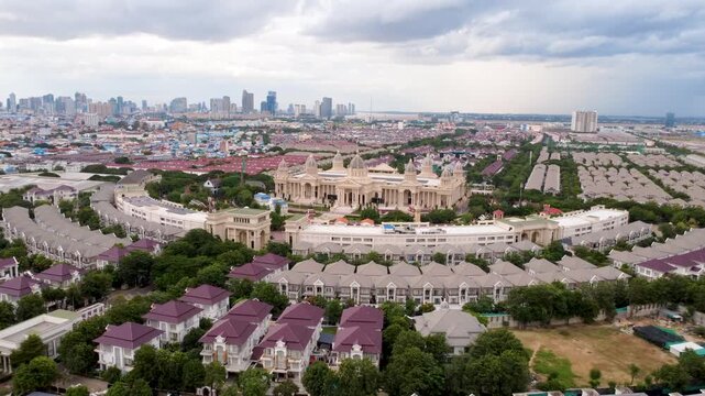 Borey Peng Huoth Boeung Snor real estate project Cambodia PH Euro Park aerial drone