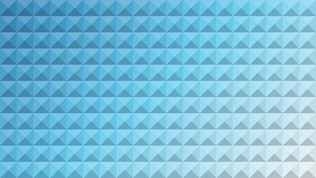 Abstract blue triangular geometric pattern background design with gradient effect