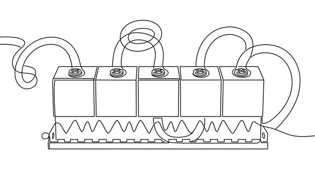 Electrical circuit diagram white background.