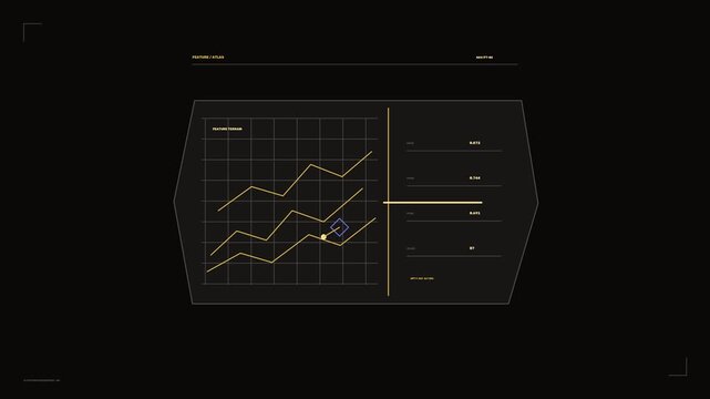 AI Pattern Recognition HUD Seamless Loop