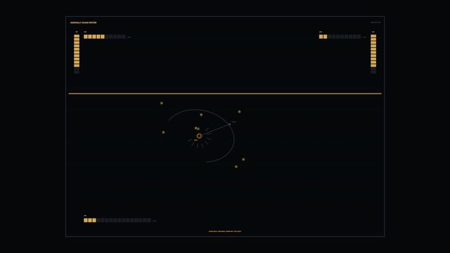 Defense Readiness Analytics Dashboard HUD Seamless Loop