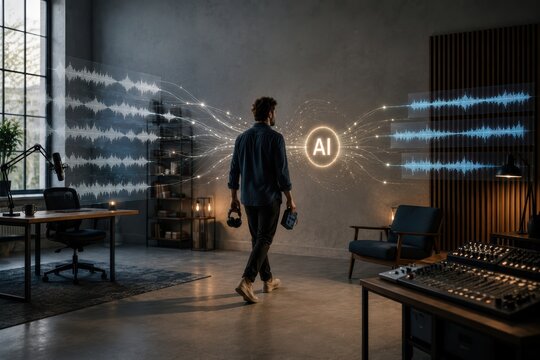 Creator Walking Through AI Assisted Audio Editing Workflow