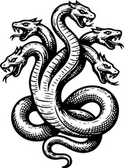 Fototapeta premium Hydra Mythological Creature