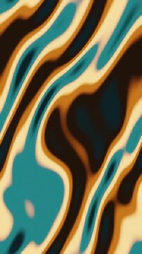Datamosh Glitch Compression Artifact Bloom With Smearing Macroblocks and Melting Pixel Trails, Seamless Loop in bright amber tones vertical 9:16