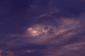 Fototapeta premium Gorgeous sunset over the sea