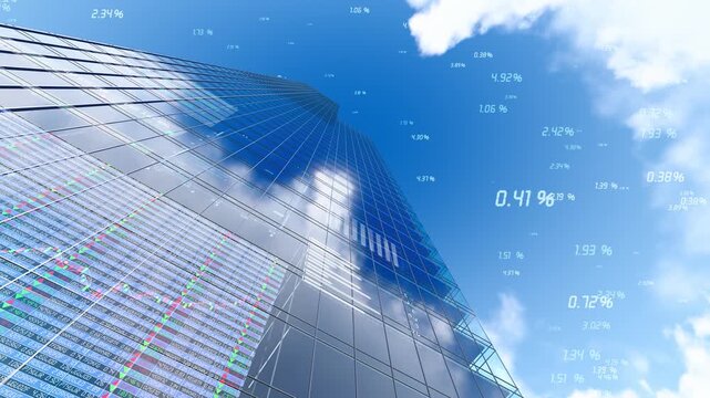 Technology Finance City Stock Market Securities Trading(After Effects production)
