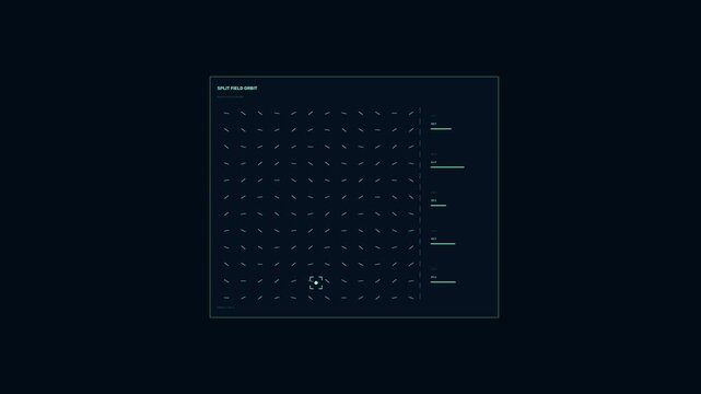 Futuristic Data Monitor HUD Seamless Loop