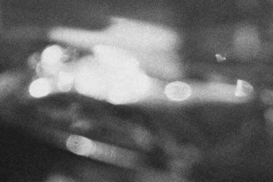 Monochrome abstract with noise, black and white gradient background, dark black white grainy gradient background noise texture, grunge abstract wave banner poster header cover backdrop design