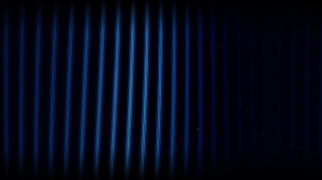 Abstract blue light beams moving horizontally across screen, creating futuristic motion background for digital projects, technological designs and sci fi art.