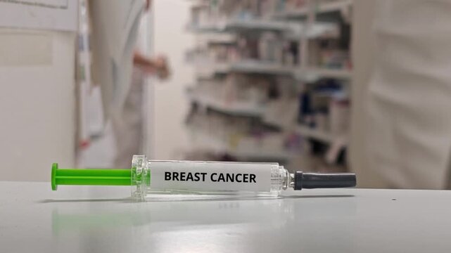 BREAST CANCER injectable medicine in a prefilled syringe for treatment of this cancer indication