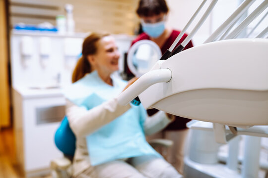 female patient at dentist appointment