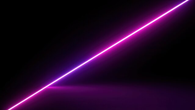ethereal neon light beam cutting across matte black surface modern futuristic gradient glow studio product photography abstract background