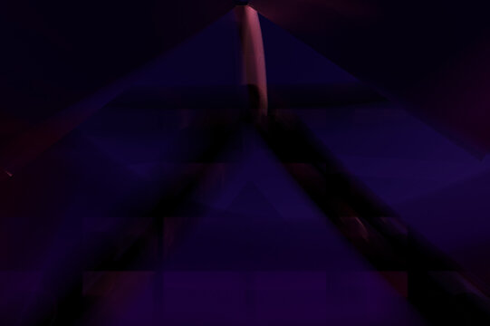 Composici&oacute;n abstracta 3D de luz azul, rayos y energ&iacute;a sobre fondo oscuro