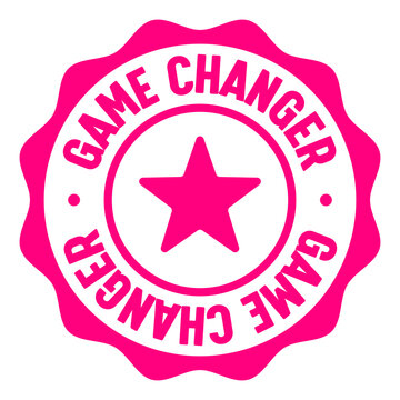 game changer seal badge. game changer label sticker. Vector sign