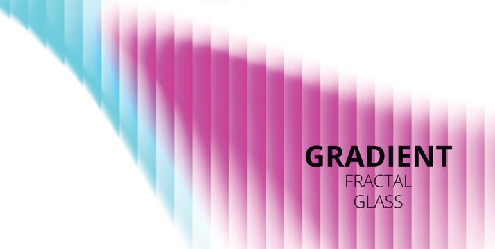 FRACTAL GLASS GRADIENT FLUIDS BACKGROUND TEMPLATE