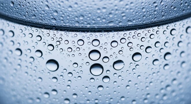 Water droplets abstract surface