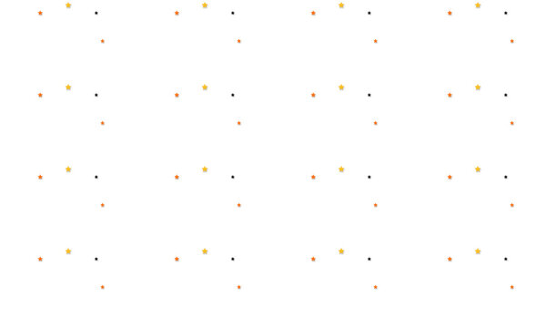 Scattered geometric star and dot shapes on transparent background design transparent background