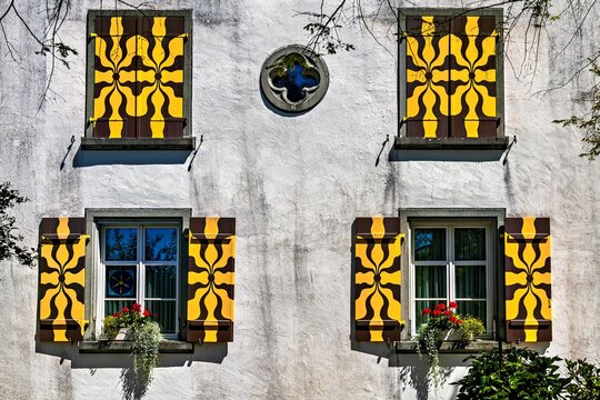 Franziskanerkloster auf der Insel Werd im Bodensee in Eschenz - nahe Stein am Rhein.