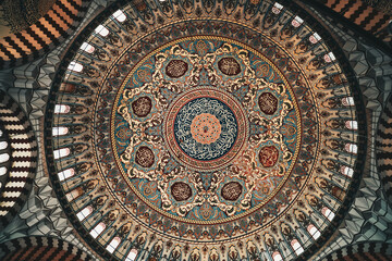  Interior of the Selimiye Mosque. The UNESCO World Heritage Site Of The Selimiye Mosque, Built By Mimar Sinan In 1575 © sercansamanci