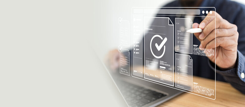 Senior legal manager oversees project governance guideline administration checking contract condition document text ensuring team work targets meet company business goal