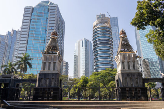 The Sudirman Central Business District (SCBD) in Jakarta