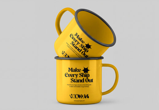 Ceramic Coffee Mug Mockup