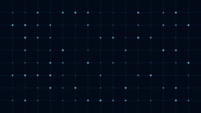 Abstract Futuristic Digital Data Grid Network Technology Background