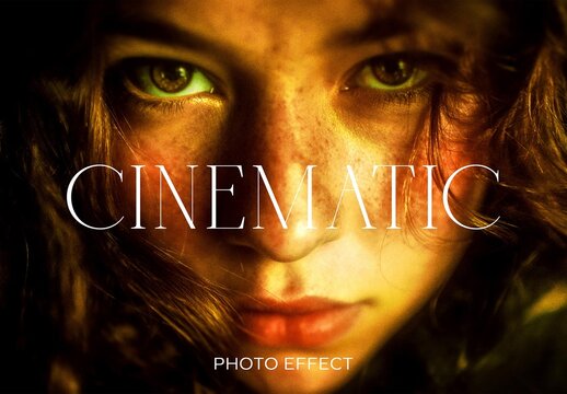 Vibrant Cinematic Photo Effect For Poster And Social Media Design