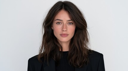 Fototapeta premium Stylish Woman with Long Hair