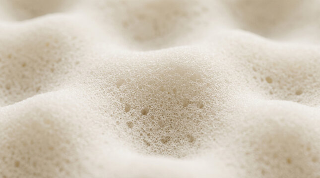 Polyurethane foam texture background. Soft memory foam surface for mattress or bedding.