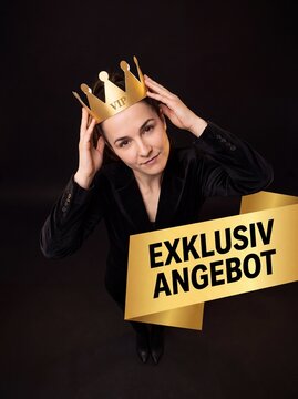 Exklusiv Angebot mit VIP Krone aus Vogelperspektive