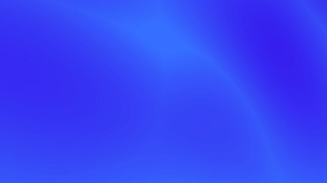 Abstract vibrant blue animated background with smooth glowing gradients and soft flowing transitions. Ideal for motion graphics, video backdrops, digital art, technology themes, branding, and modern c