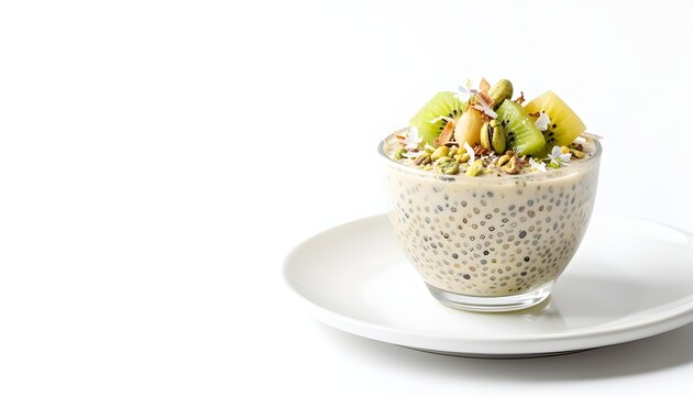 Baobab gourmet chia pudding premium commercial food photography