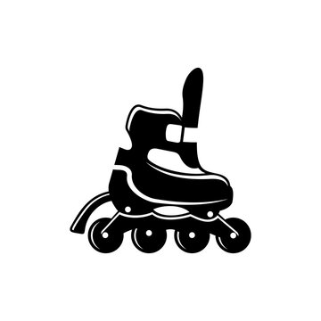 ROLLER SKATE LOGO DESIGN VECTOR 