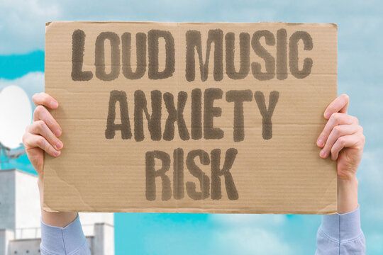 "Loud music anxiety risk" Loud music exposure increases cortisol anxiety risk. LOUD. MUSIC. EXPOSURE. INCREASES. CORTISOL.