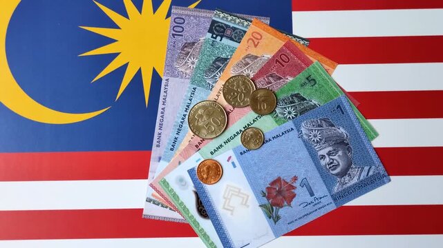 Malaysian ringgit banknotes as a tool for trade and financial transactions. The Malaysian ringgit