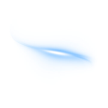 Blue Light Streak Overlay