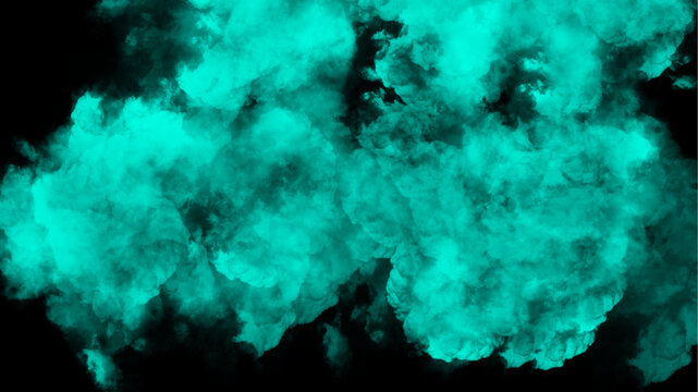 Blue smoke fog abstract background texture